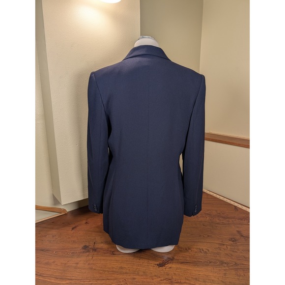 Women's Nygard navy blue suit coat jacket business wear sz 8 - Picture 3 of 7